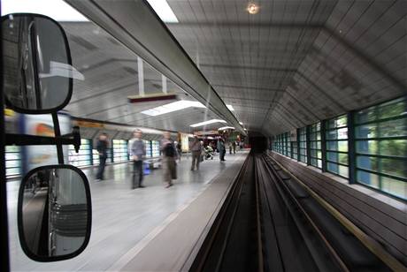 Poslední jízda sovětského metra v Praze 2. 7. 2009