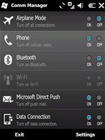 Windows Mobile 6.5 (comm manager)