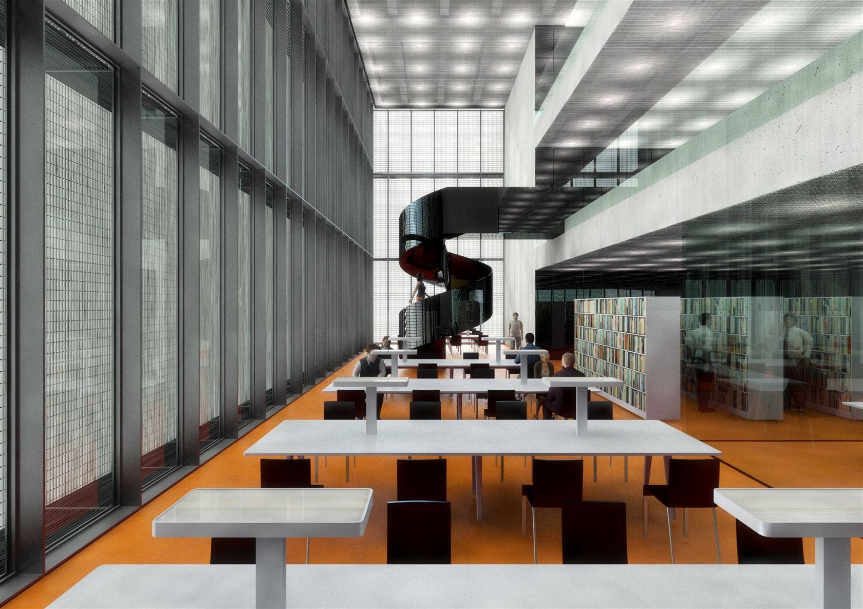 Výsledek obrázku pro ostrava knihovna Äerná kostka