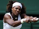 Serena Williamsová returnuje ve finále Wimbledonu