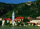 Doln Rakousko - pohled na Drnstein ve Wachau