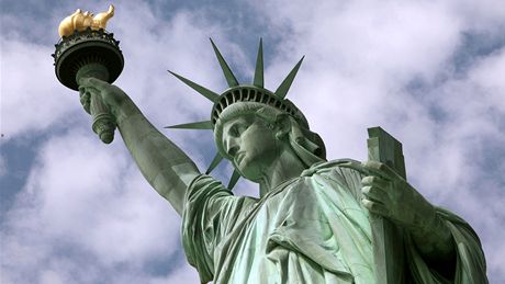 USA, New York, Socha svobody, snímek z 9. ervna 2009