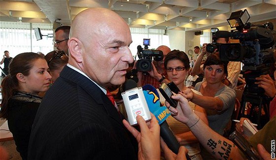 Jiří Janeček po volbě ředitele ČT (15. července 2009)