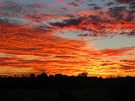 Západ slunce nad Kata Tjuta, Austrálie