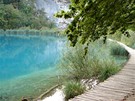 Na Plitvických jezerech v Chorvatsku