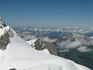 Výhled z Jungfrau, výcarsko