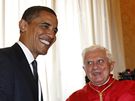 Barack Obama u papee  Benedikta XVI. (10. ervence 2009)