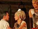 Shakespearovské slavnosti: Antonius a Kleopatra, v hlavních rolích Jan Koleník a Henrieta Mikovicová se Zuzanou Kánocz
