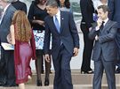 Barack Obama, Nicolas Sarkozy a Mayora Tavaresová