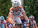 Momentka z páté etapy cyklistického závodu Tour de Feminin