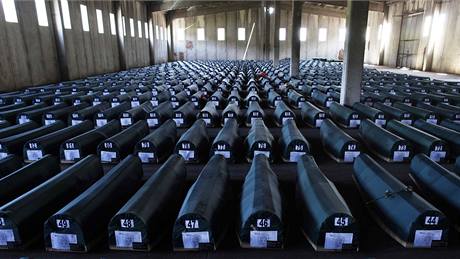 V Srebrenici si v ervenci pipomnli trnáct let starý masakr, pi kterém zemelo na osm tisíc bosenských mu a chlapc.