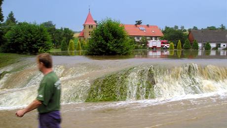 Petékající rybník ve Vchnov na Vysoin