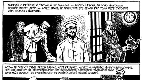 z komiksu Franz Kafka: Proces