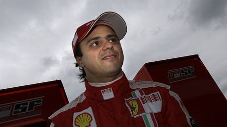 Felipe Massa bhem tréninku na VC Nmecka