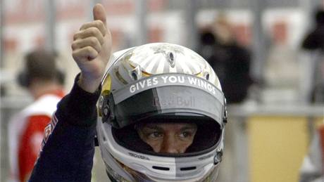 Sebastian Vettel se tí ze druhé píky ve VC Nmecka
