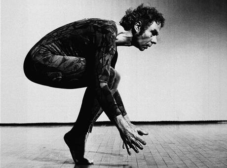 Merce Cunningham na snímku z roku 1973.