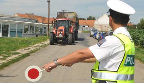 Dnes probhla v Nov Vsi na Rosicku kontroln akce zamen na idie zemdlskch stroj