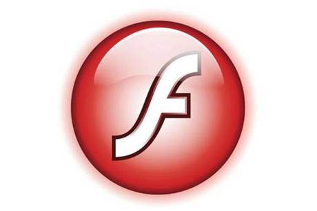 Logo Flash. Ilustraní foto.