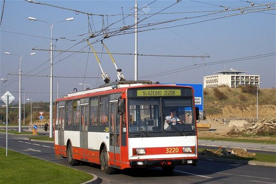 V Jihlav budou lidé za nkolik let cestovat trolejbusem po ulici Vrchlického. Ilustraní foto.