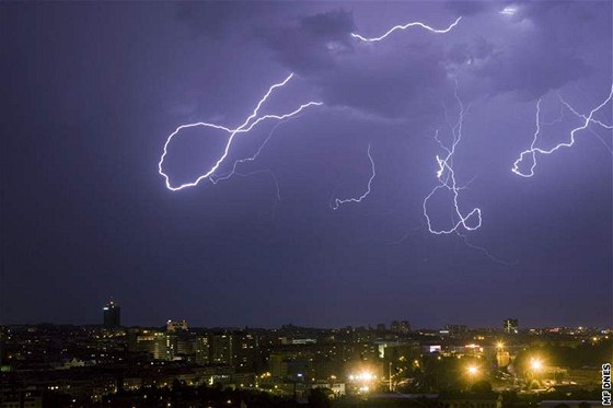 Výstraha meteorolog se týká esti kraj. Ilustraní foto.