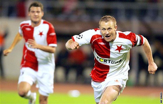 Stanislav Vlek vstelil první branku v pípravném duelu, ve kterém Slavia zdolala Lech Pozna