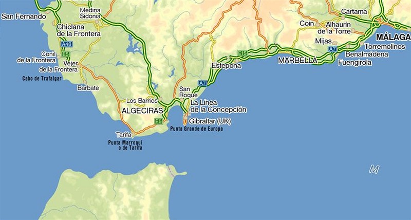 Fotogalerie Mapa Gibraltar 5589