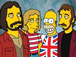 Homer se skupinou The Who