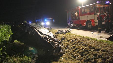 Tragická nehoda u Rymic na Kromísku (22. ervence 2009)