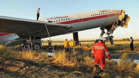 Havárie íránského letadla v Me�hádu (24.7.2009)