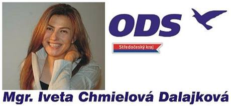 Iveta Chmielová Dalajková kandiduje za ODS ve Stedoeském kraji na 16. míst.