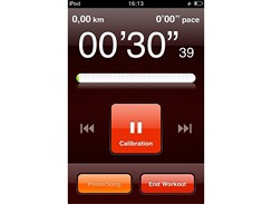 iPod Touch a Nike+ - probhajc kalibrace idla