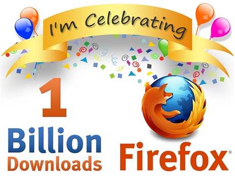 Server SpreadFirefox.com slaví jednu miliardu download