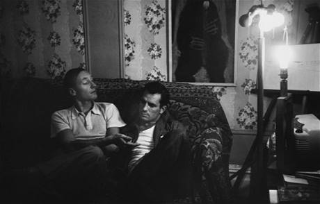 William S. Burroughs a Jack Kerouac na fotografii Allena Ginsberga