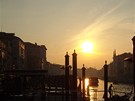 Západ slunce v Benátkách