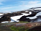 1. ást treku z Landmannalaugaru do ?órsmörku, Island