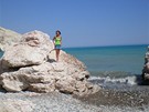 Nedaleko msta Paphos na ostrov Kypr, kde se podle legendy zrodila z moské pny bohyn Afrodite