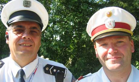 esk a rakousk policista na Grand prix v Brn