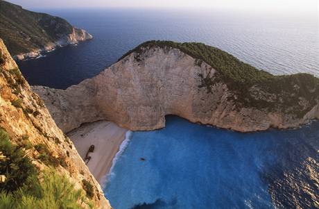 ecko, Zakynthos, plá Navagio