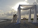 Kajmanské ostrovy, svatba na plái