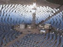 Vizualizace sluneční elektrárny na Černovické terase.