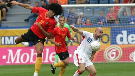 Jií tajner v utkání eských fotbalist s Belgií.