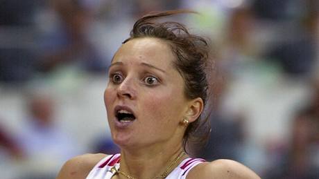 Ludmila Formanová po velkolepém triumfu na svtovém ampionátu v Seville v roce 1999.