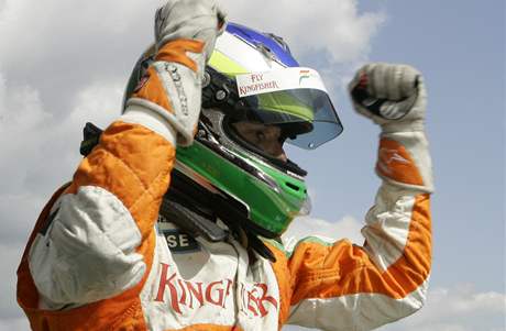 Giancarlo Fisichella, pekvapivý vítz kvalifikace na Velkou cenu Belgie