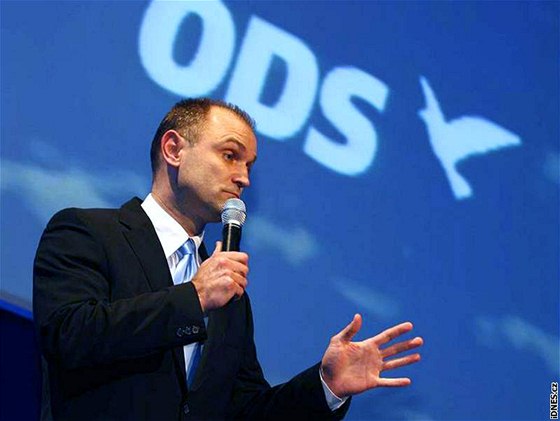Ivan Langer během kongresu ODS (6. 12. 2008)