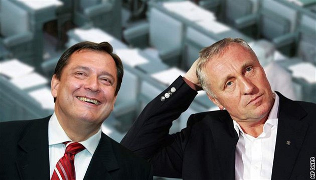 P�edsedovi �SSD Paroubkovi zpráva o konci radaru ud�lala radost, �éfa ODS Topolánka zachmu�ila.