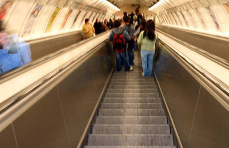 Eskalátory v pražském metru