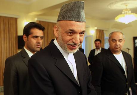 Souasn prezident Hamd Karz (25. srpna 2009) 