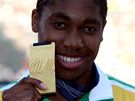 Caster Semenayová se zlatou medailí na 800 metr z MS v Berlín