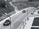 21. srpen 1968 - ulice Úvoz v Brně