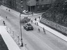 21. srpen 1968 - ulice Úvoz v Brně